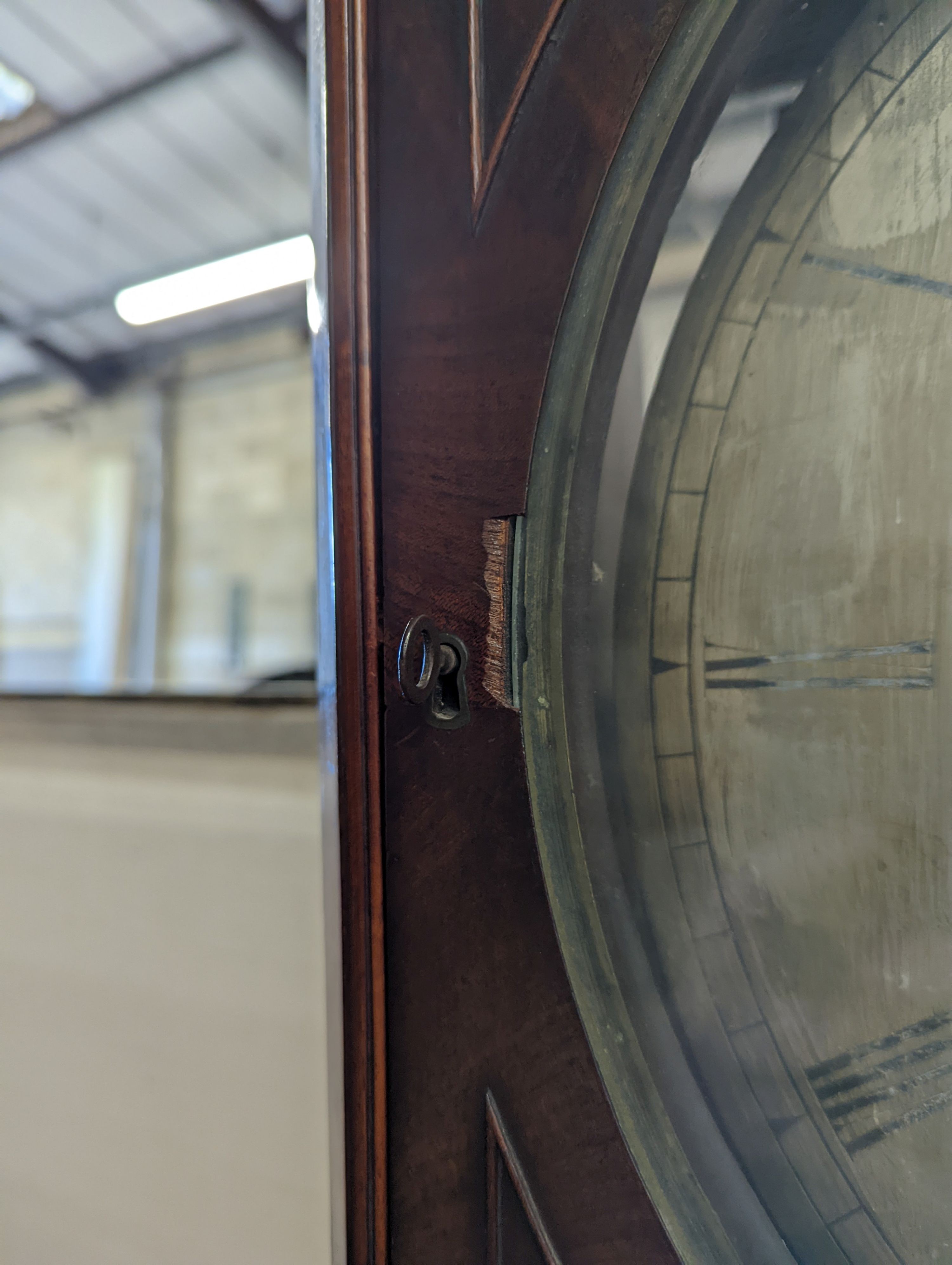 An early 19th century mahogany cased eight day longcase clock by D. Jones, Merthyr, height 211cm